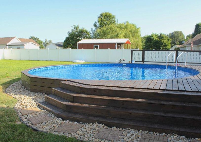 Stealth Semi-Inground Pool