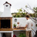 outdoor kitchen